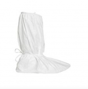 DuPont Boot Cover Model IC 458 CS. Available in sizes SM to XL. Clean-processed and gamma-sterilized. Bound internal seams.